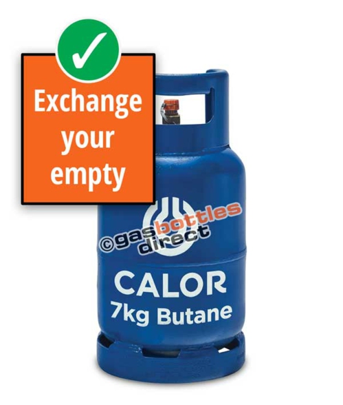 7kg Butane Calor Gas Bottle Cylinder Refill