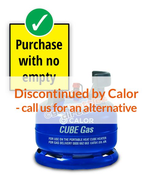 6kg Butane Cube Calor Gas Bottle - New Full Cylinder